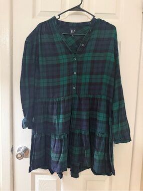 gap green plaid dress | Dresses | Classic Beige Gap Small trashy-diva-clothing